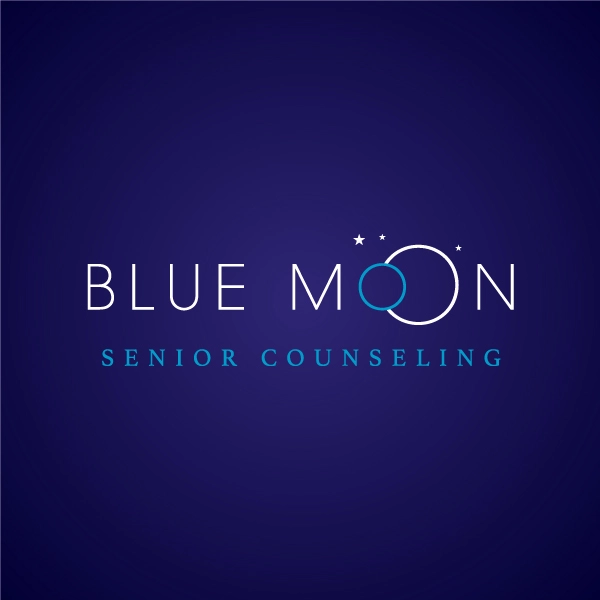Logo Design Blue Moon Senior Counseling
