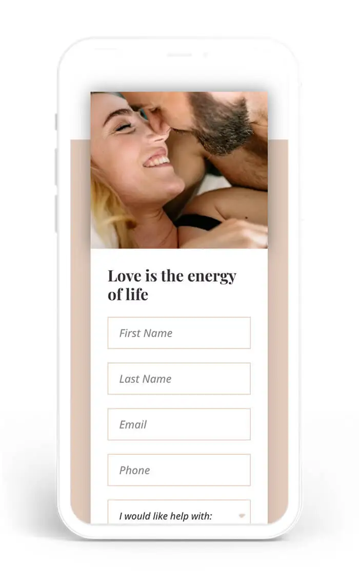 Sex and Couples Counseling Web Design and Development - Mobile
