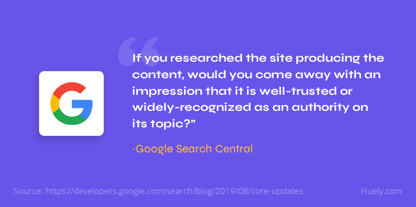 Google Search Central quote about off-page SEO